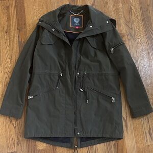 Vince Camuto Women’s Olive Green Hooded Jacket